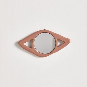 UO Clay Evil Eye Small Accent Mirror